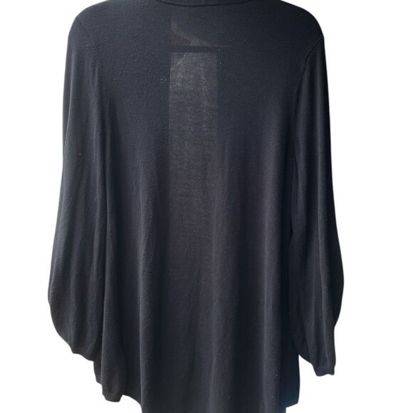 Express Black Cardigan Sweater Versatile Knit - Picture 3 of 5
